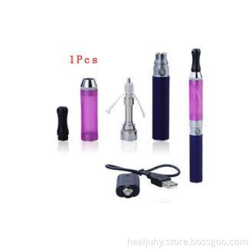 Blue Purple 650mAh CE6 E Cig 2.4ml Rechargeable Electronic